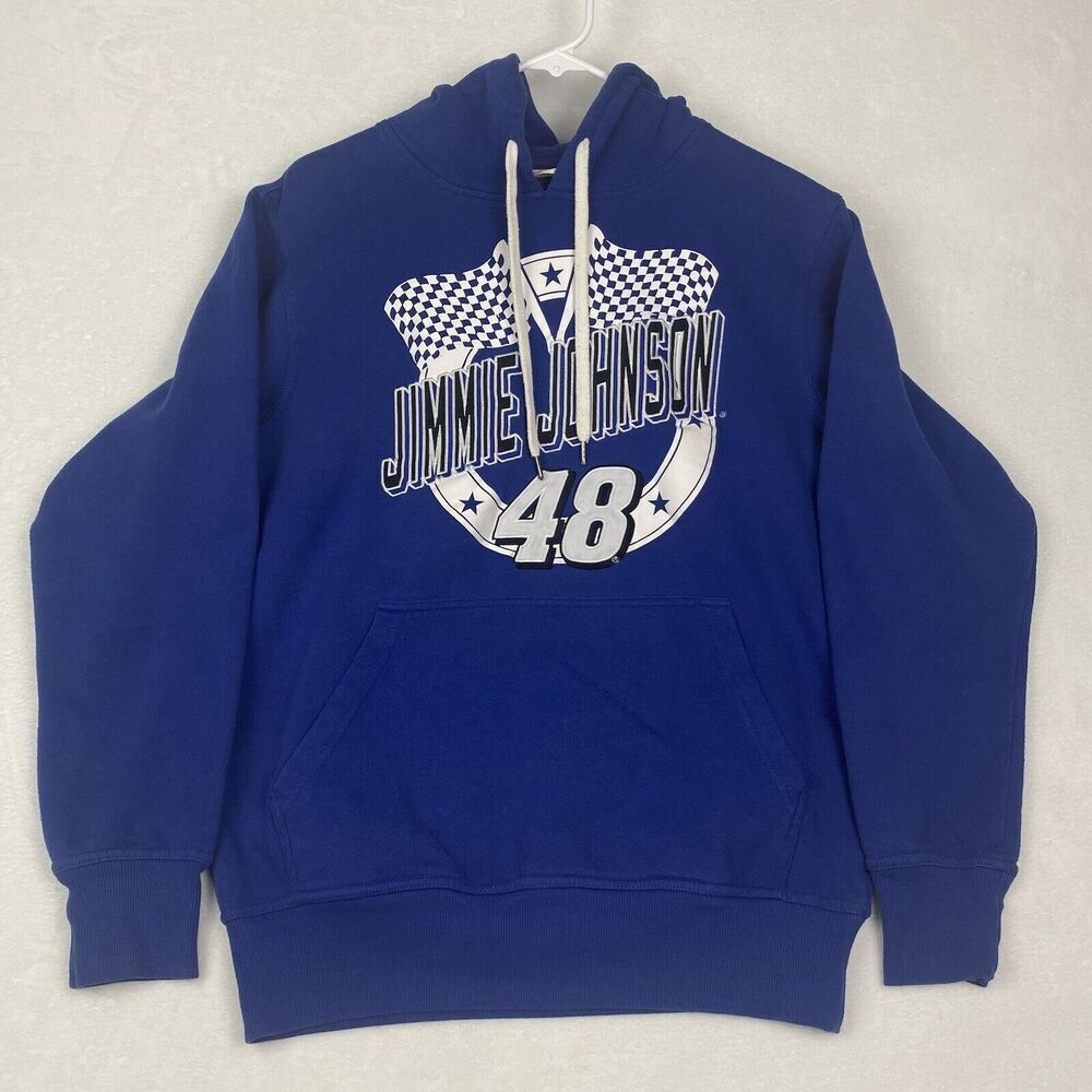 Nascar Jimmie Johnson #48 Sweater Mens Medium Hoodie Sweatshirt Pullover